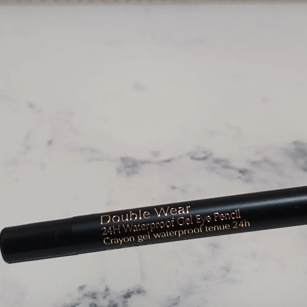 New Estee Lauder Double Wear 24H Waterproof Gel Eye Pencil 01 Onyx Travel Size